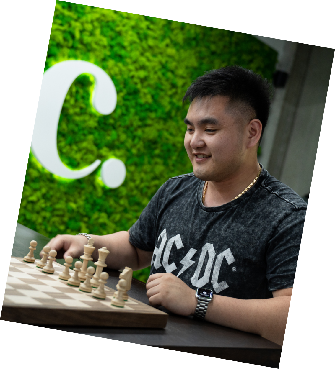 Team member at the office